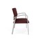 Lesro Newport 2 Seat Tandem Seating Metal Frame No Center Arms, Silver, RF Nebbiolo Upholstery NP1501 - alternate 3